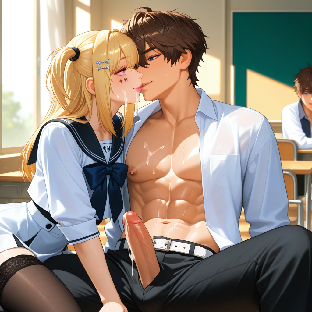 Teen couple blowjob — 6