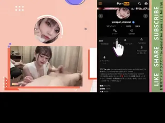 yunapan_channel ignites fierce pussy handjobs